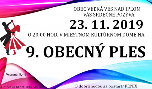 2019 9. Obecný ples  