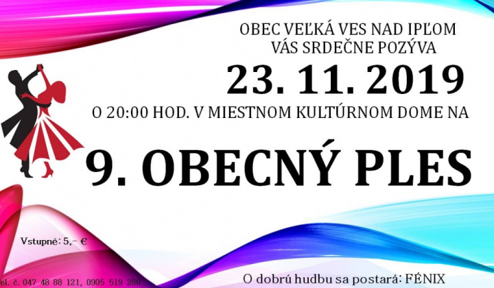 2019 9. Obecný ples 